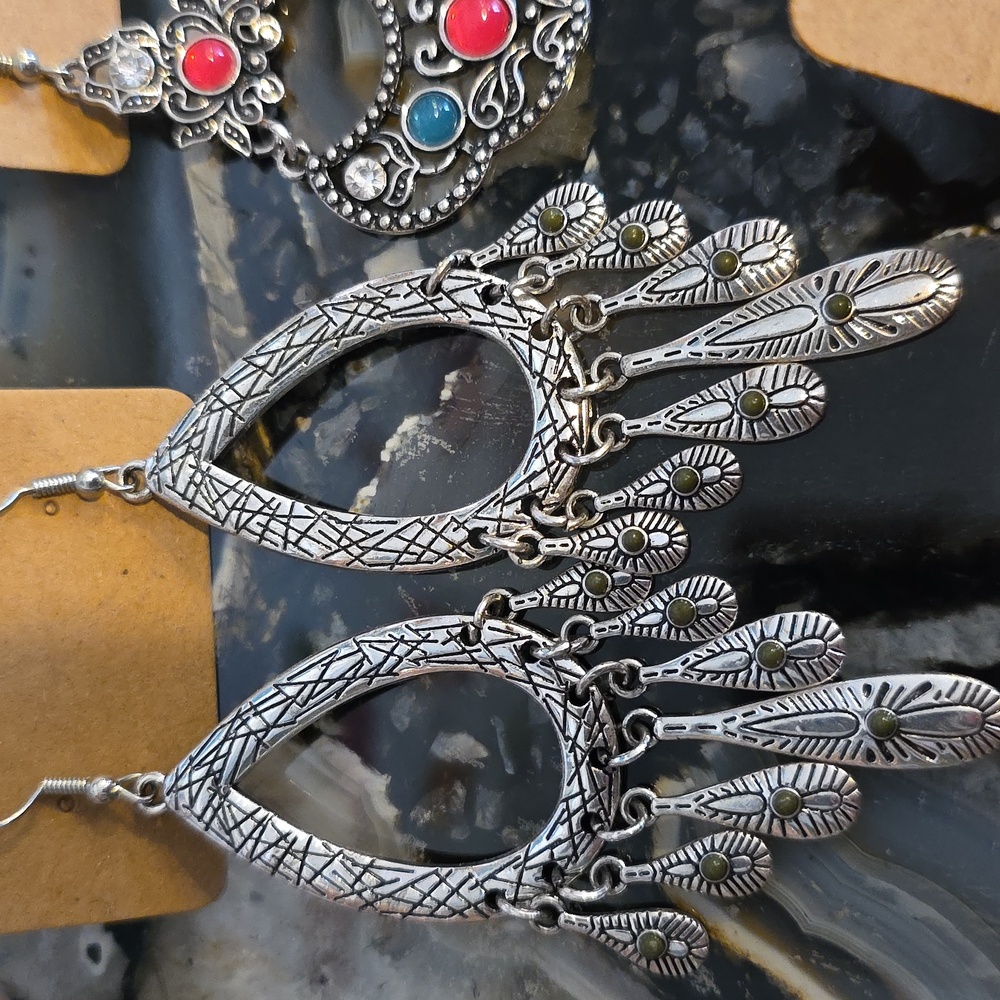 Bohemian Earrings Set - Picture 3 of 4